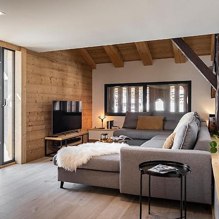 Spacieux Duplex Avec Vue La Clusaz Exterior foto