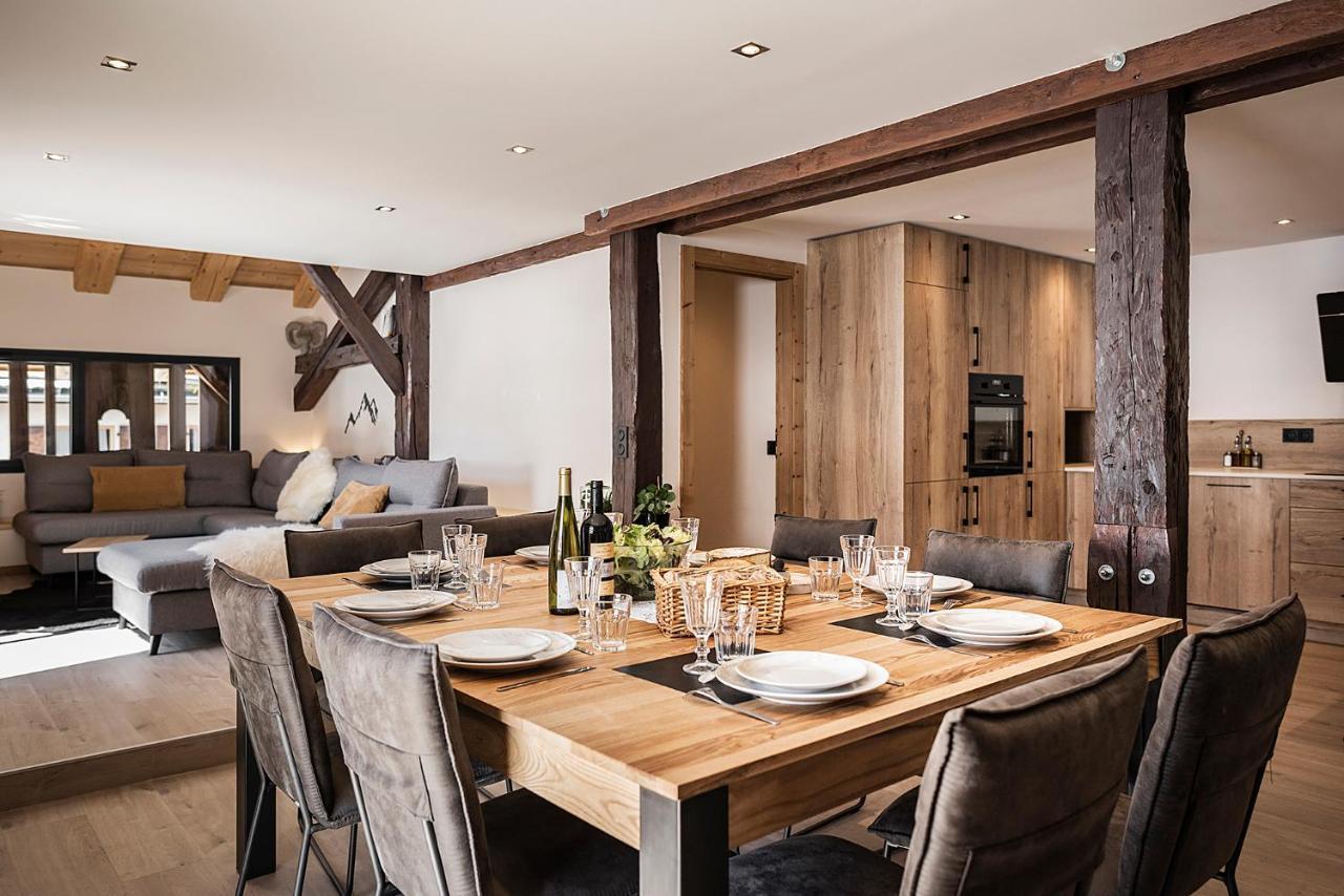 Spacieux Duplex Avec Vue La Clusaz Exterior foto