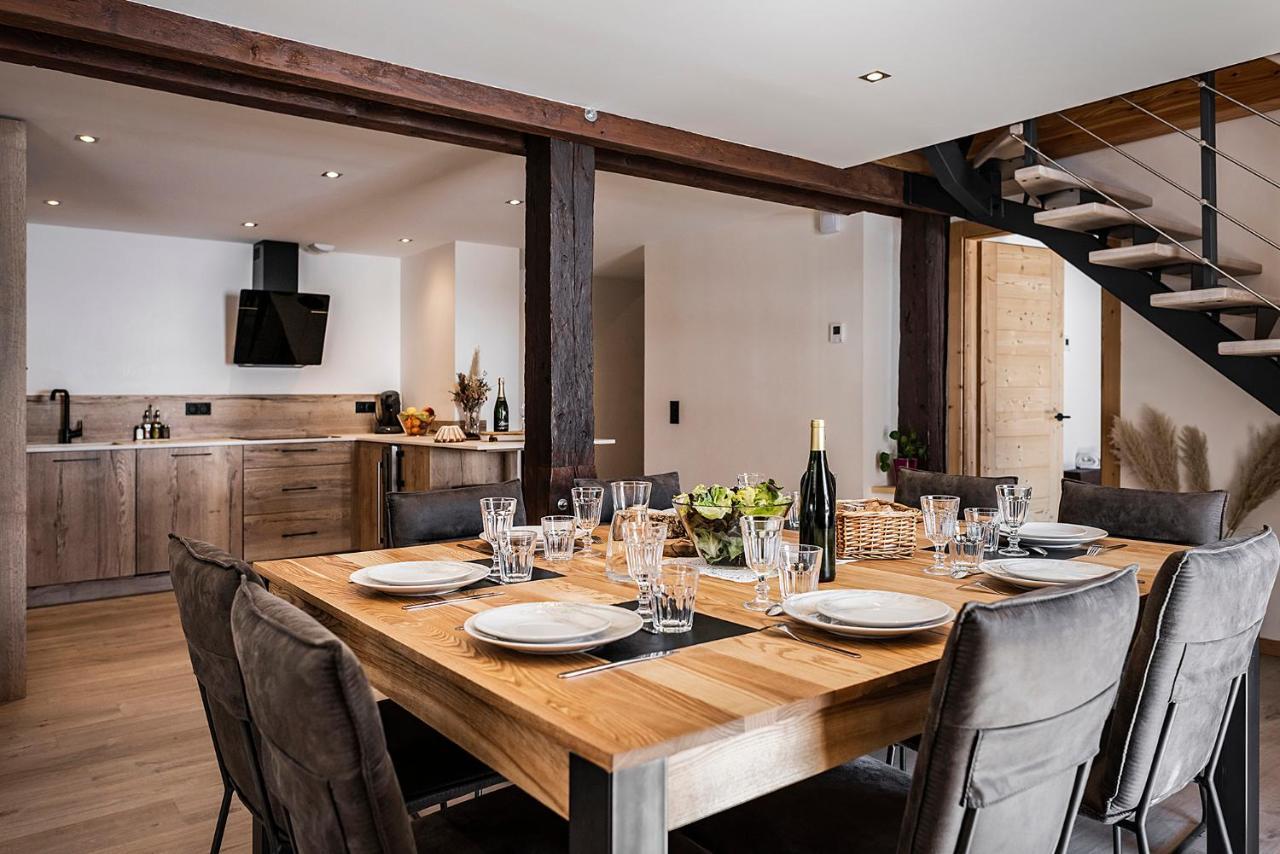 Spacieux Duplex Avec Vue La Clusaz Exterior foto