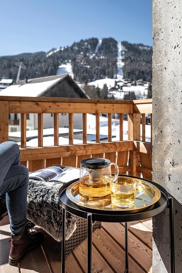 Spacieux Duplex Avec Vue La Clusaz Exterior foto