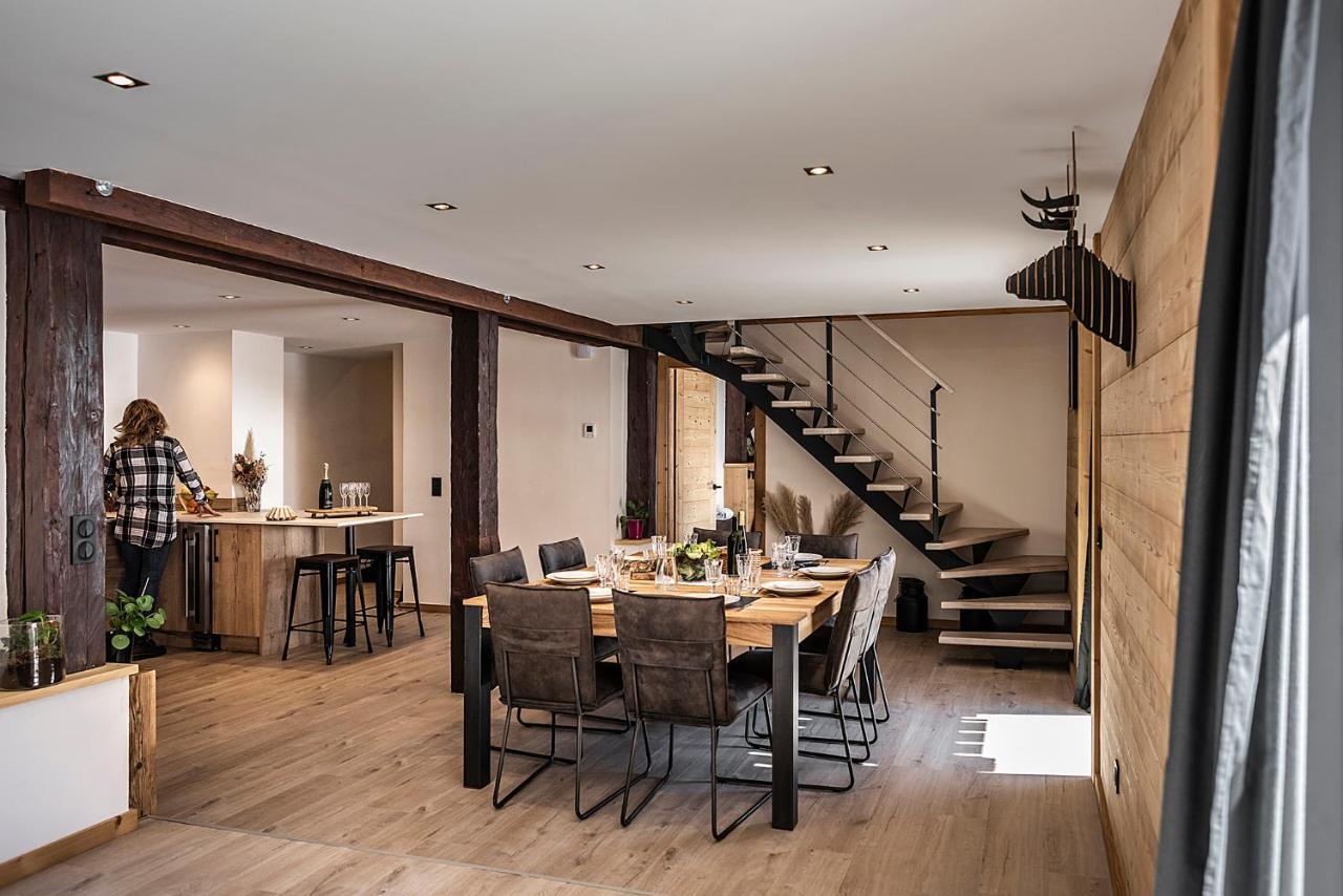 Spacieux Duplex Avec Vue La Clusaz Exterior foto