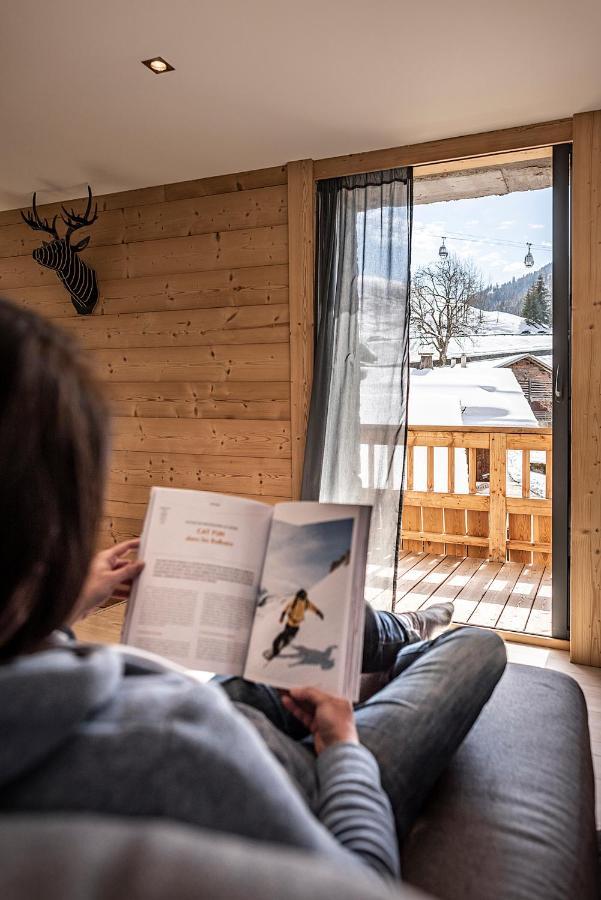 Spacieux Duplex Avec Vue La Clusaz Exterior foto
